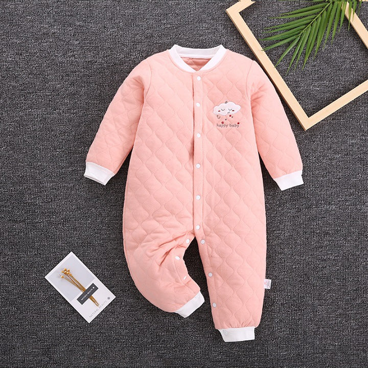 2021 new baby clothes Spring and autumn jacket thickening warm climbing clothes hanie men and women baby lingerie