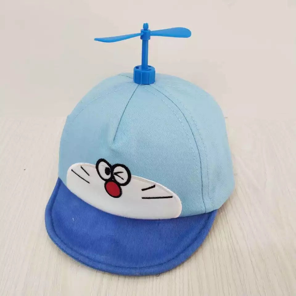 Children's autumn clinking cat duck tongue hat men and women baby cute super cute propellers aircraft cap