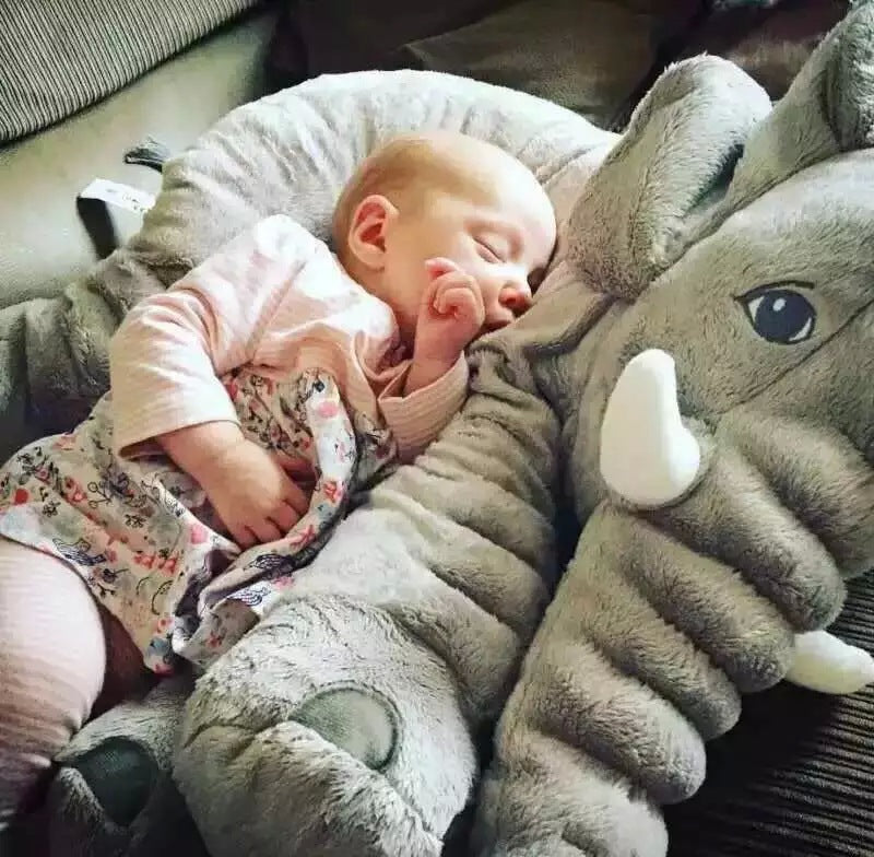 Creative ins elephant plush toy pillow sleep comfort toys cross-border baby comfort doll birthday gift