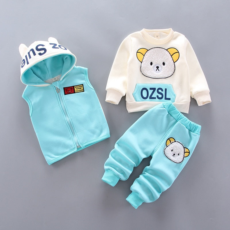 3pcs Outfits Suit Newborn Baby Clothes Infant Clothing Sets