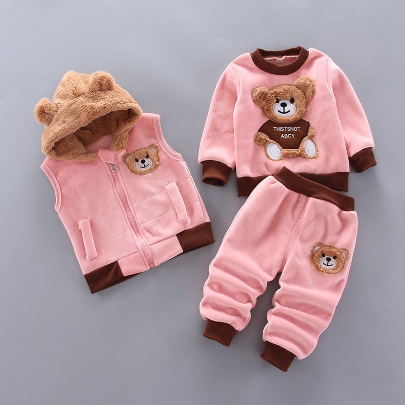 3pcs Outfits Suit Newborn Baby Clothes Infant Clothing Sets