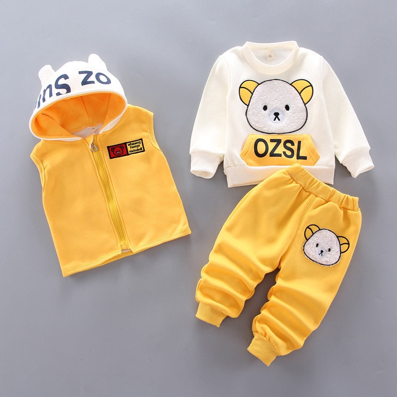 3pcs Outfits Suit Newborn Baby Clothes Infant Clothing Sets