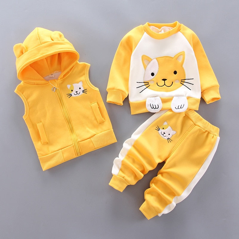 3pcs Outfits Suit Newborn Baby Clothes Infant Clothing Sets