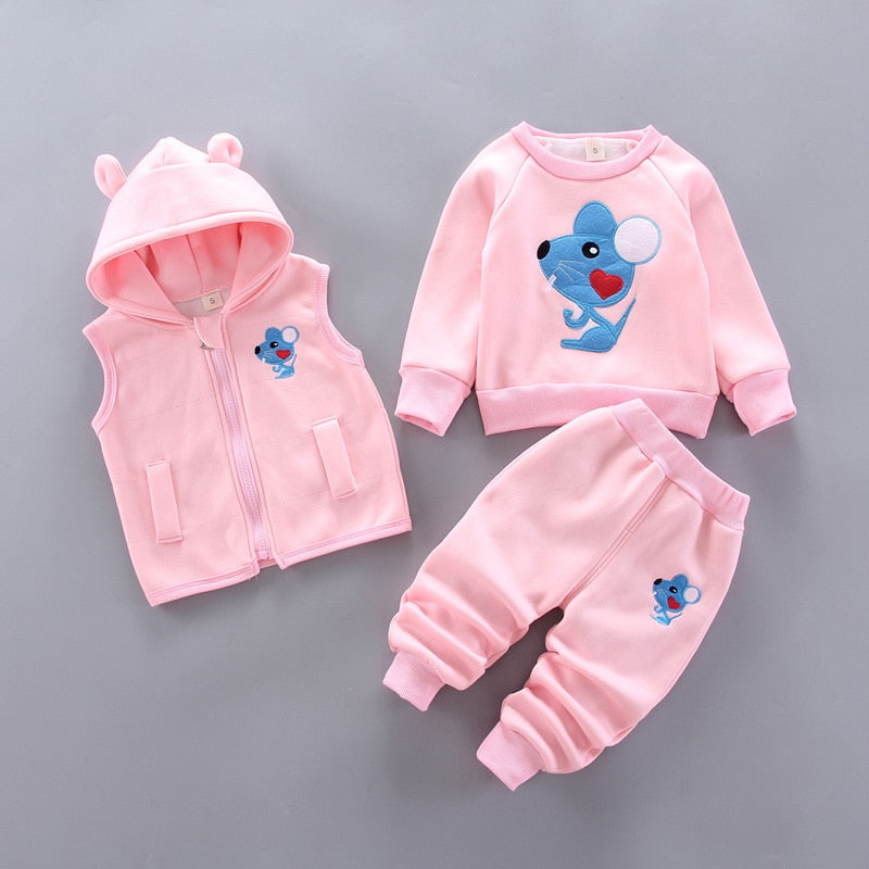 3pcs Outfits Suit Newborn Baby Clothes Infant Clothing Sets