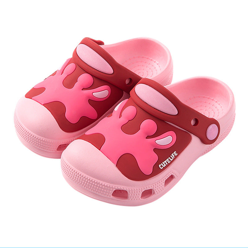 Clearance children's cave shoes cute girls boys summer home home outdoor children baby slippers