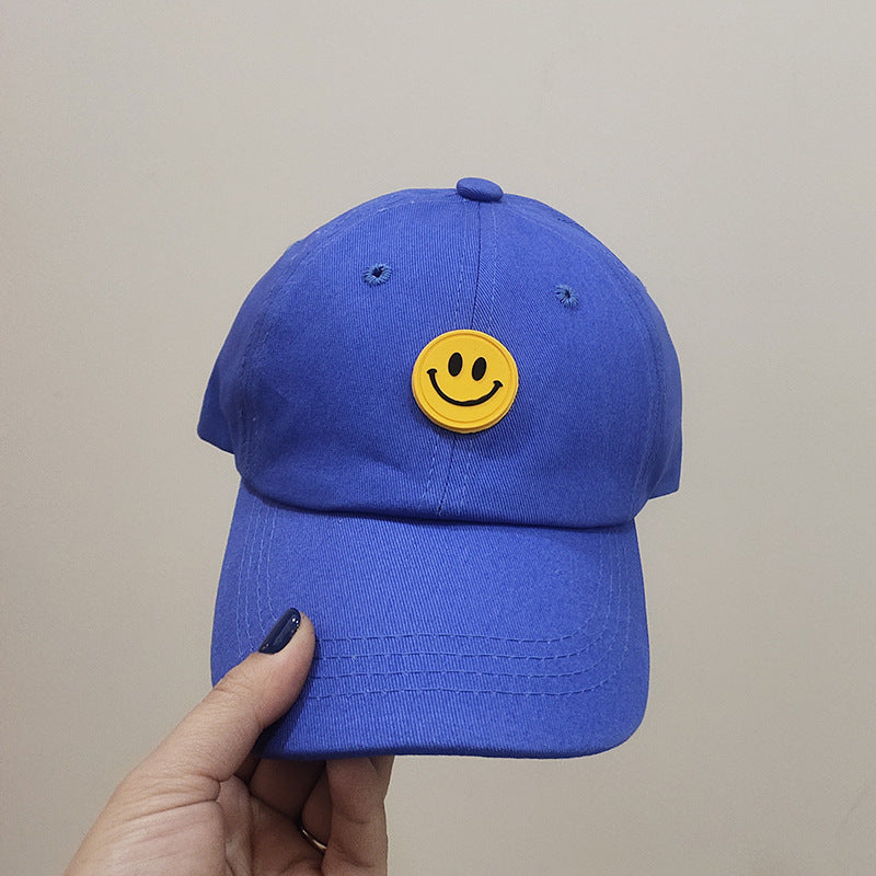 One Pan baby hat spring and autumn new small child tide boys smiley duck tongue casing casual children's baseball cap