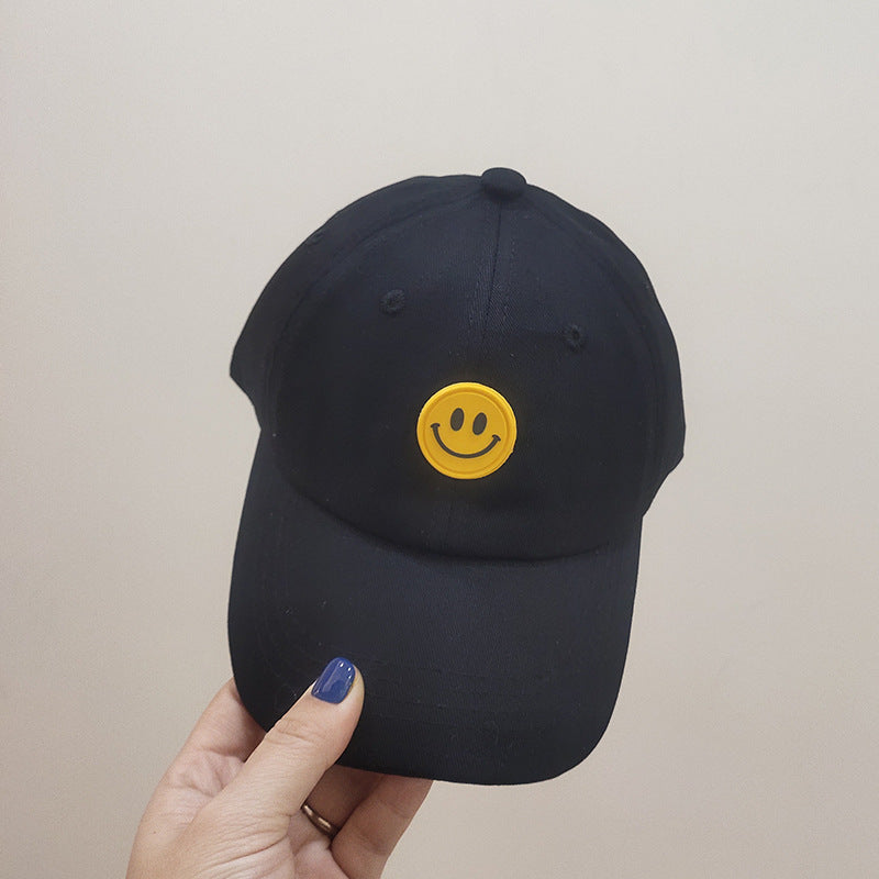 One Pan baby hat spring and autumn new small child tide boys smiley duck tongue casing casual children's baseball cap